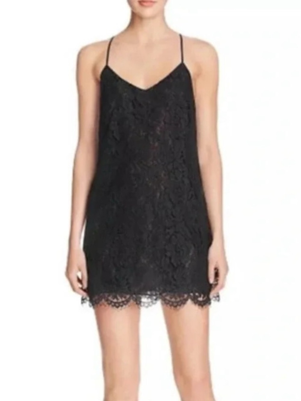 Rebecca Minkoff black lace dress